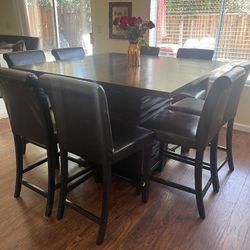 Dining Table W/ 8 Chairs 