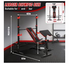 1500 lb  8 in 1 weight bench