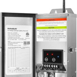 300W Wi-Fi Low Voltage Landscape Transformer with 2 Zones