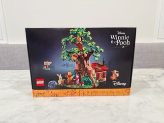 New Sealed 21326 LEGO Ideas Disney Winnie the Pooh Retired Building Toy Set Authentic Winnie, Piglet, Tigger and Rabbit Minifigures