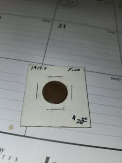 1919 s wheat penny