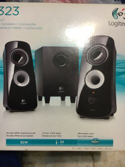 Logitech z323 stereo speakers & subwoofer