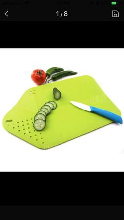 Foldable, strainer/cutting board