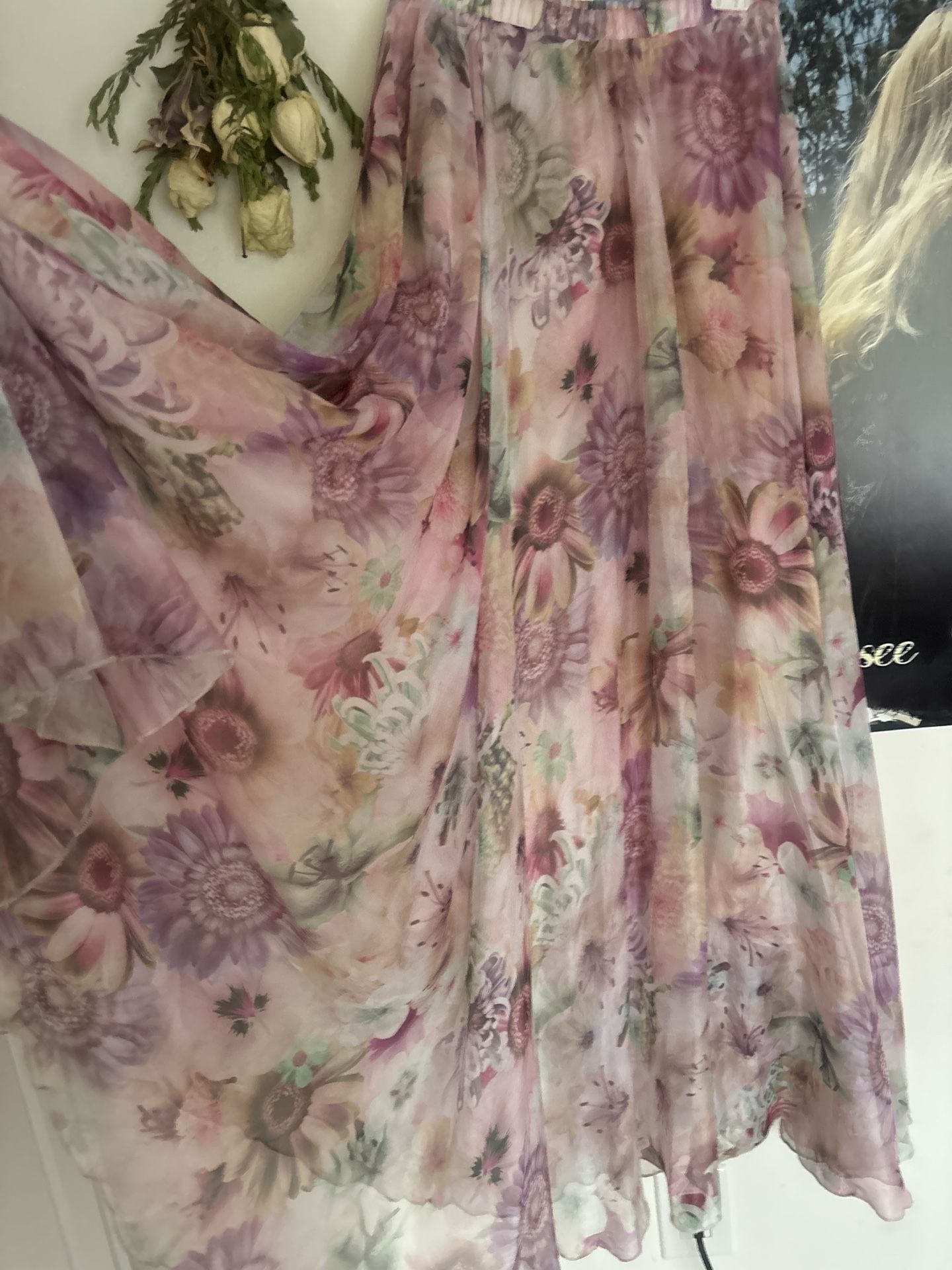 Cottage Core Long Skirt Princess Tulle