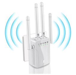 WiFi Extender Signal Booster for Home: Internet Repeater Long Range Covers 45+ Devices & 8470sqft