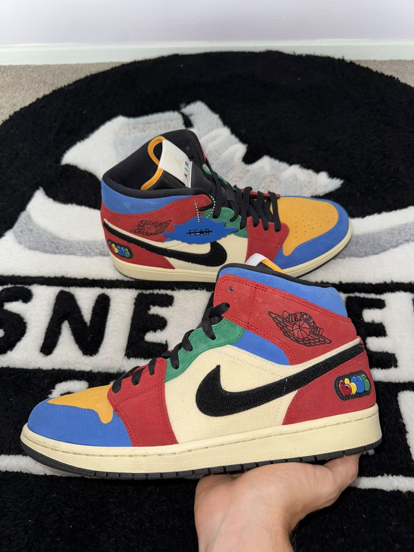 Blue The Great x Air Jordan 1 Mid Fearless (Size 11)