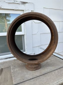 Vintage Gas Pump Globe Body 161/2” Metal