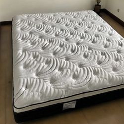 King Size Mattress 14” Inches New From Factory Pillow Top Of High Quality Also Available in Twin-Full-Queen and Cali-King Same Day Delivery