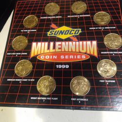 Vintage Collectible Sunoco Millennium Coins