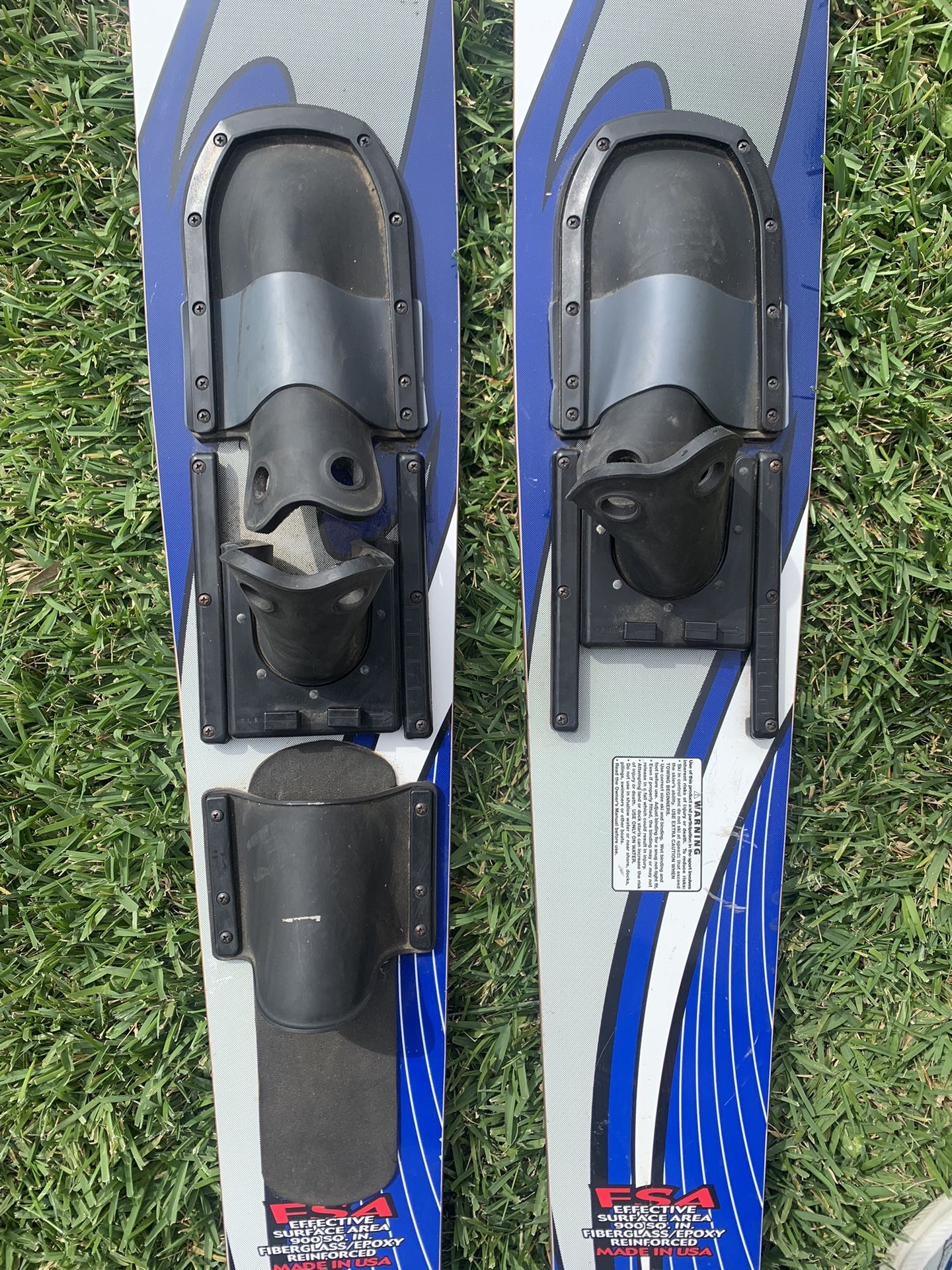 Three Sets Of Water Skis