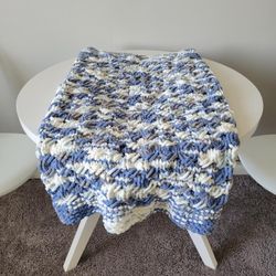 New - Hand Knitted Baby Blanket 