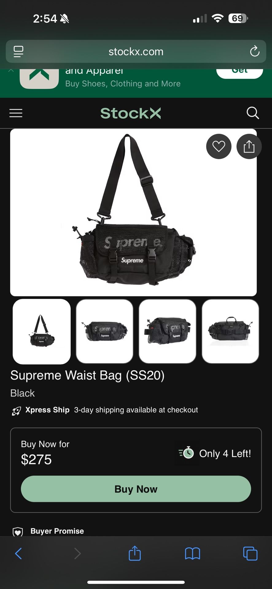 Supreme Waist Bag SS20