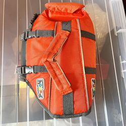 Outward Hound Granby Splash Orange Dog Life Jacket, XS