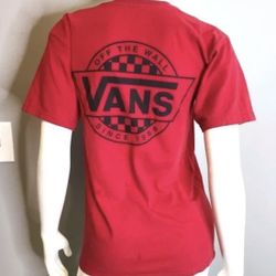 Vans T Shirt Red