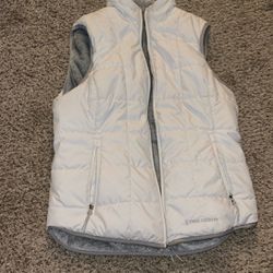 Reversible Puffer White/Gray Vest