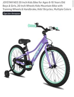 Kids bike JOYSTAR NEO 20 Inch Kids Bike for Ages 6-10 Years Old Boys & Girls, LIKE NEW