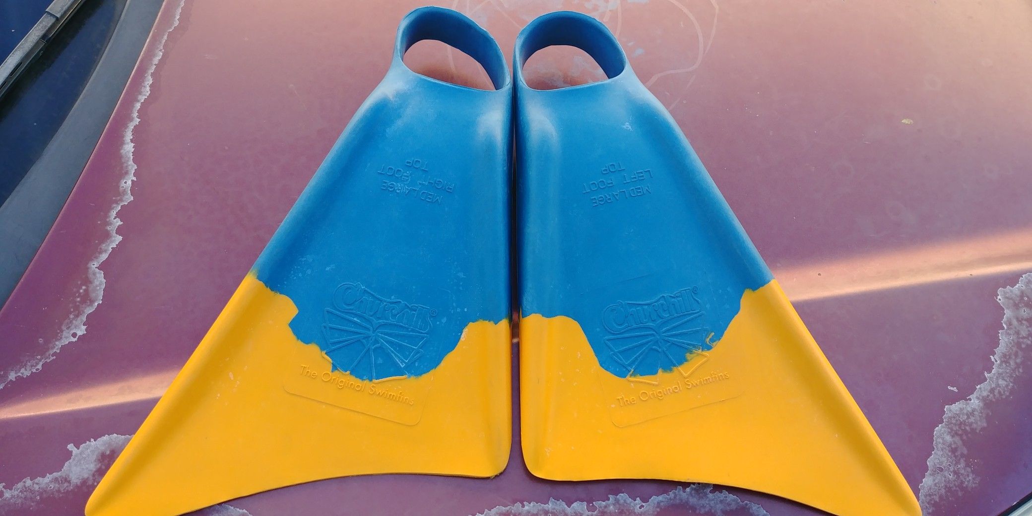 Churchill boogie board fins swim fins medium large