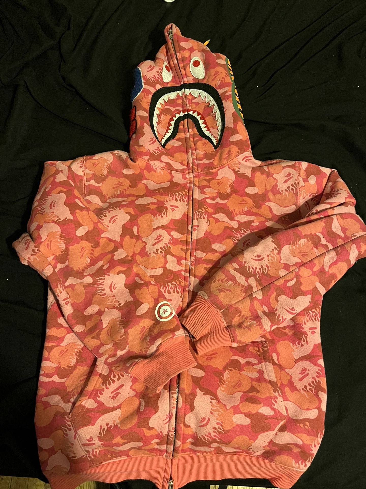 Pink Bape Hoodie