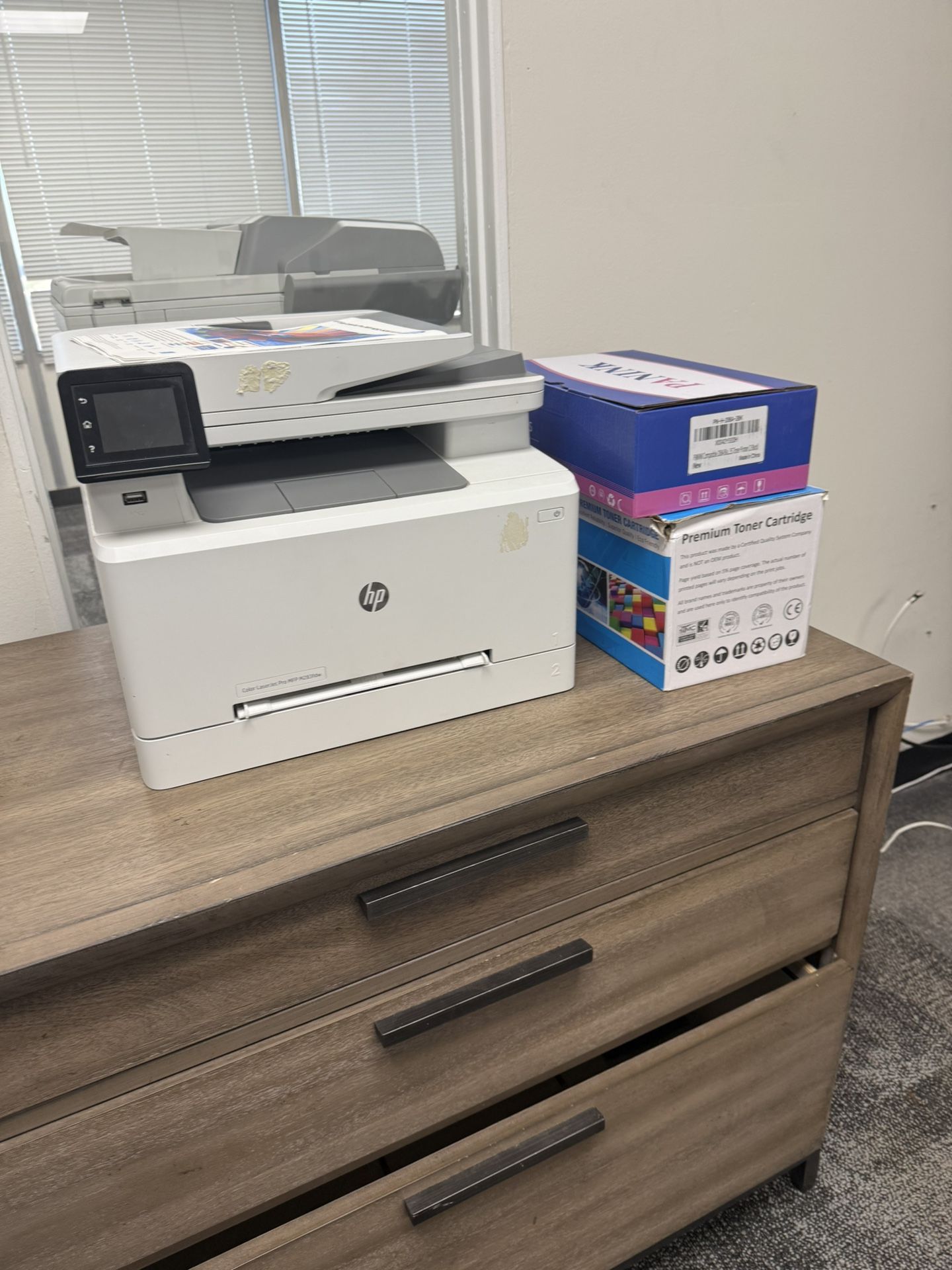 HP Color Printer With Scanner With EXTRA INK