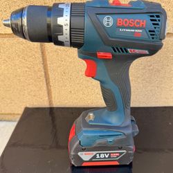 Bosch 18V Hammer drill and 4 Ah Batteries No Charger