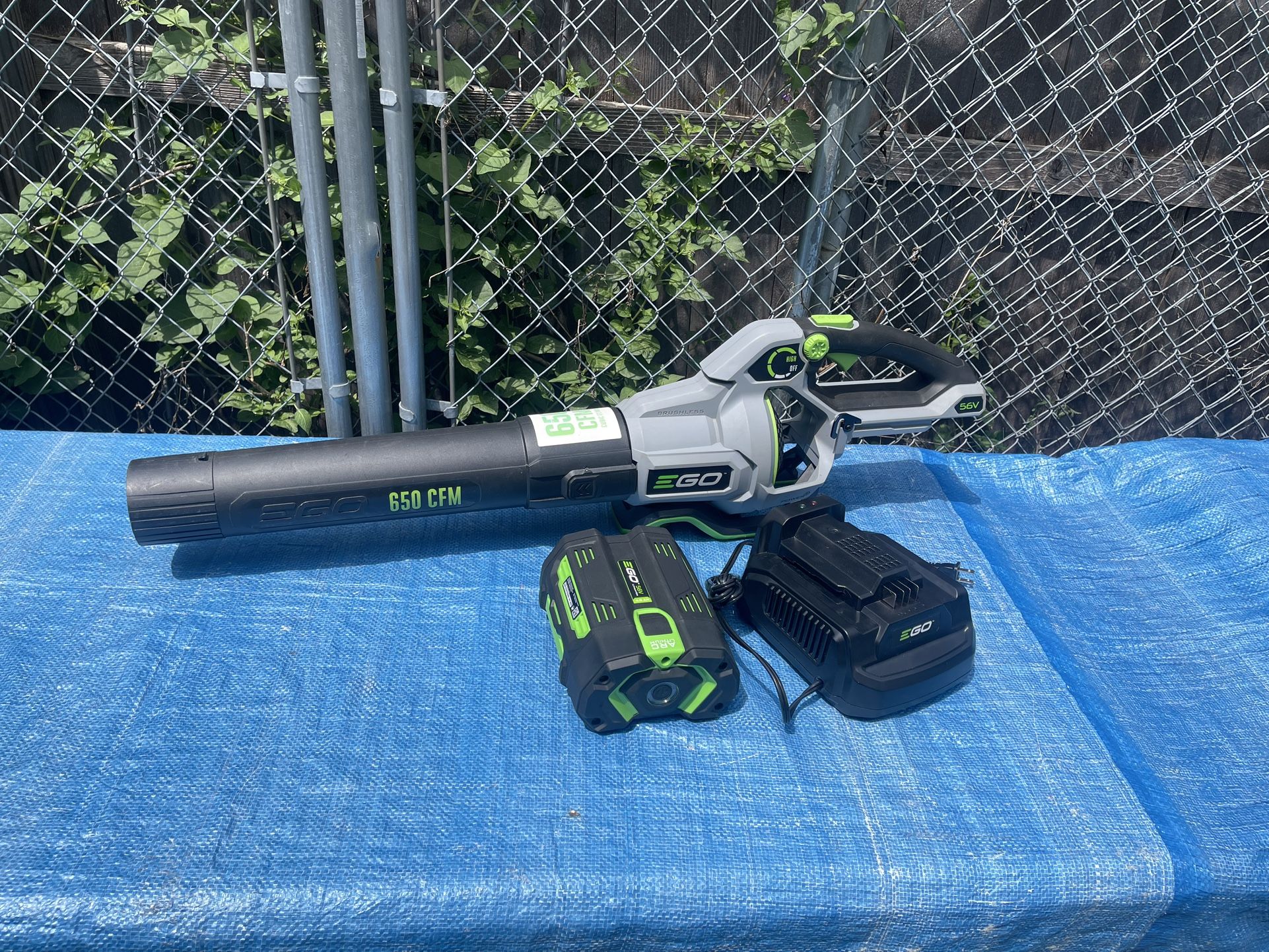 EGO 650 CFM Leaf Blower with 4.0 battery & charger