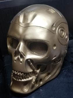Terminator T1000 Gold Thick Airsoft Paintball Mask