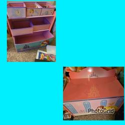Disney Toy Storage Chest Drawers Set