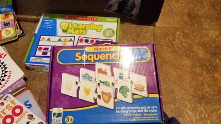 Assorted toys . puzzles are sold