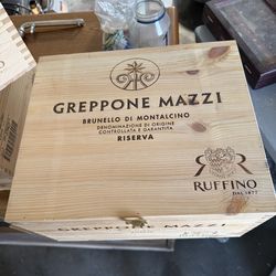 Wine wooden boxes