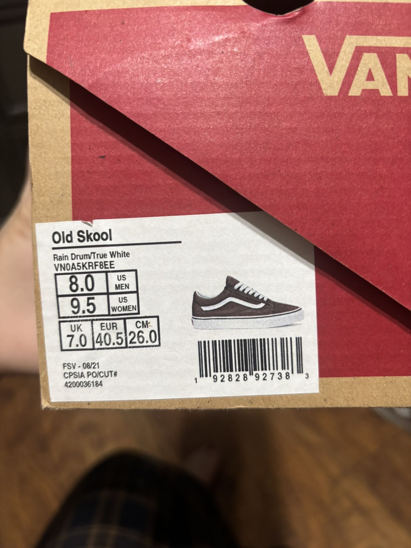 Vans Brown Shoes Women’s Size 9.5/ Men’s 8