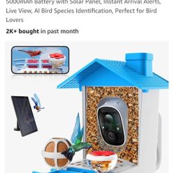 New Solor Camra Bird Feeder