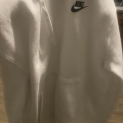 White Nike Hoodie