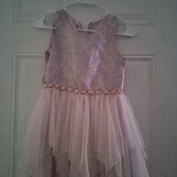 Half Little Purple  Dress