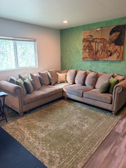 Custom Cream Sectional