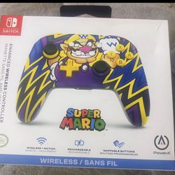 Wario Wireless Power A Nintendo Switch Controller