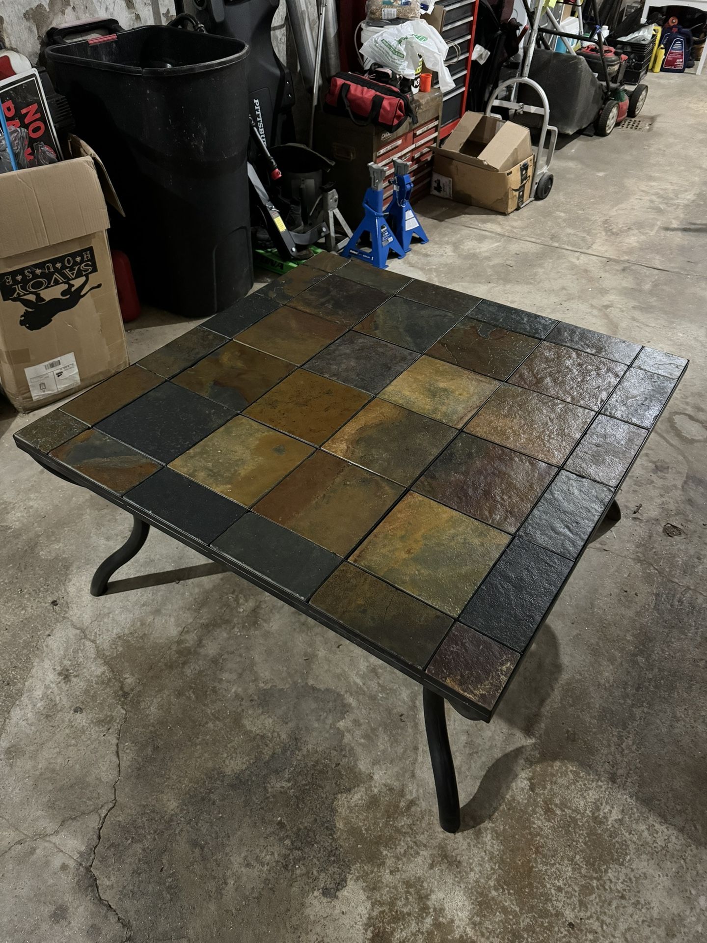 Stone Tiled Indoor / Outdoor Table