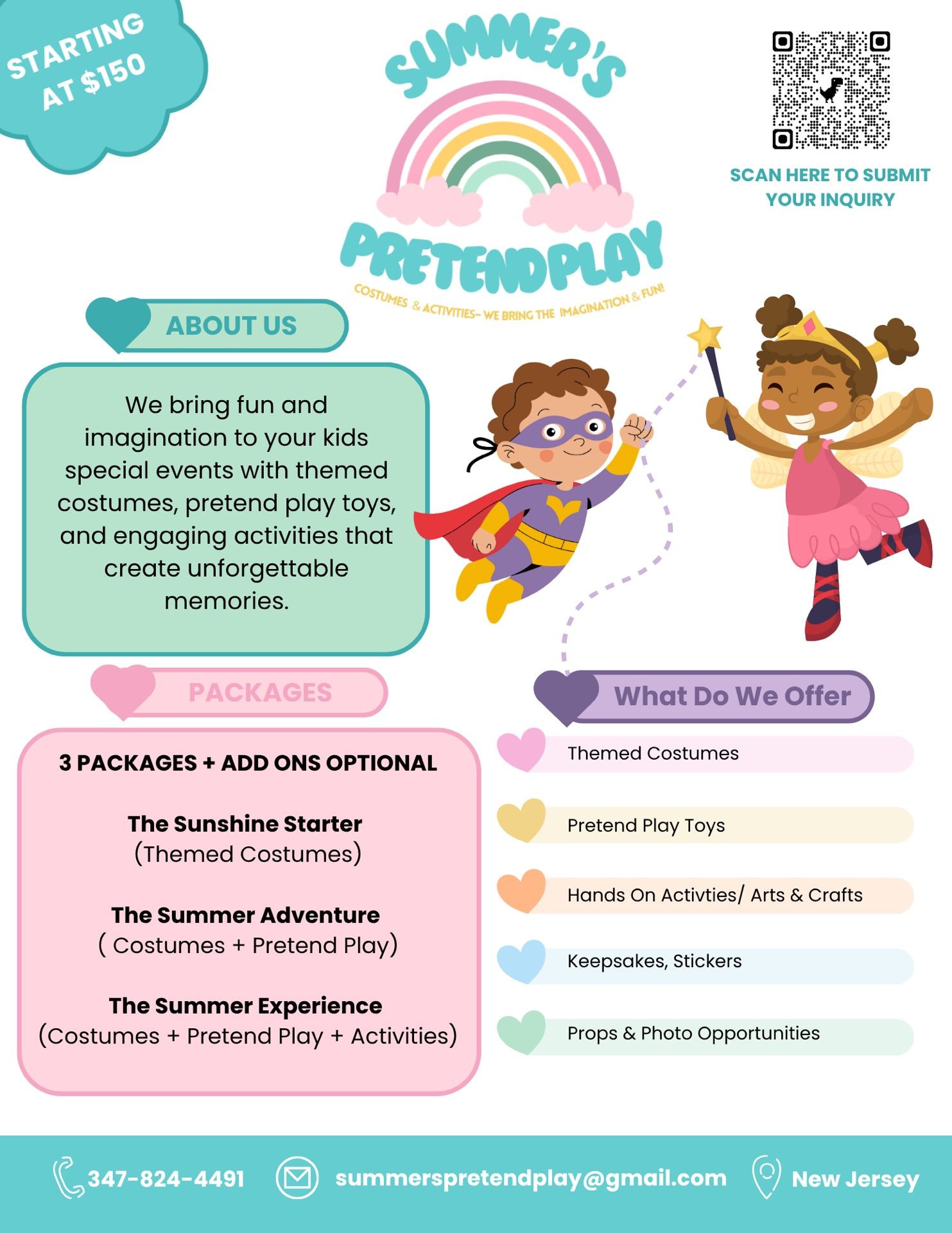 Kids Party Mobile Fun With Costumes & Activities