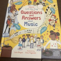 Usborne lift the flap questions and answers about music