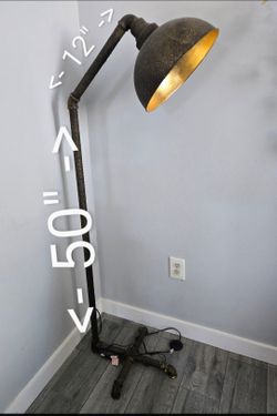 Gold Brown Floor Lamp/Reading