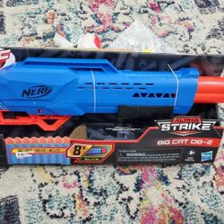 Nerf Alpha Strike Big Cat DB-2 Shotgun Style - 8 Elite Nerf Bullets - New A5