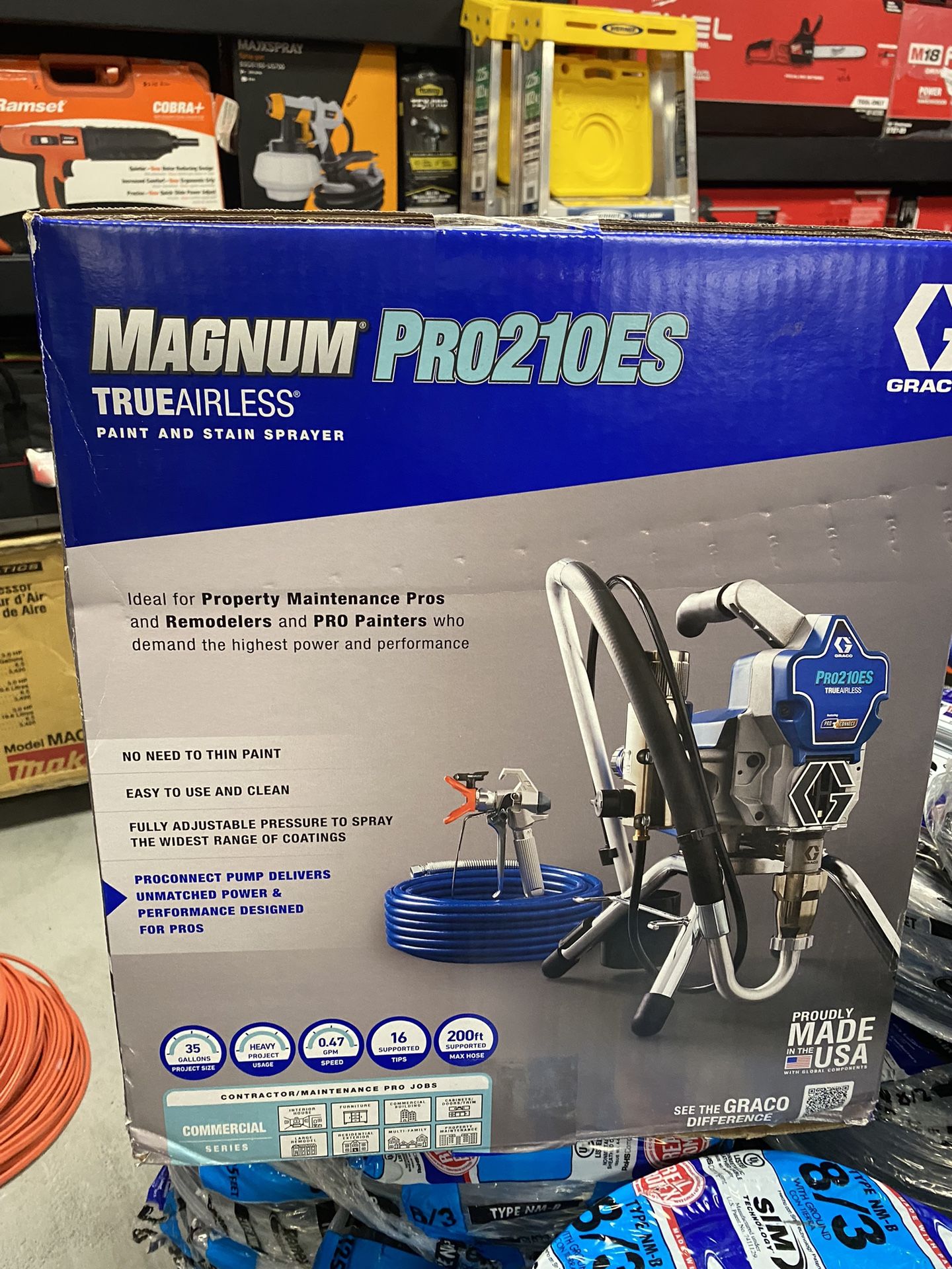 Graco Pro210ES Airless 3000 PSI Stand Paint Sprayer