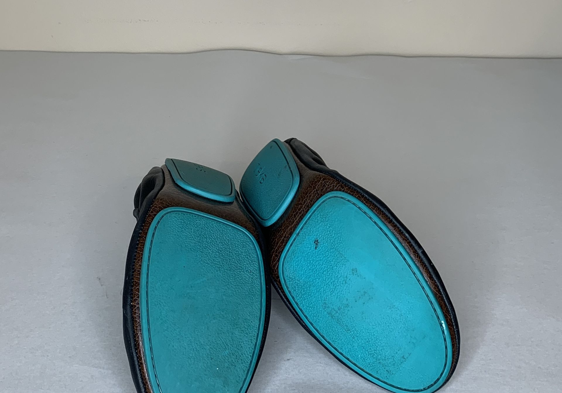 Tieks by Gavrieli Matte Black Leather Flats Size 8 Ballet Shoes Foldable