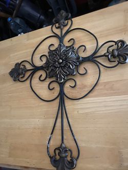 Wall Decor | Metal Hanging Cross