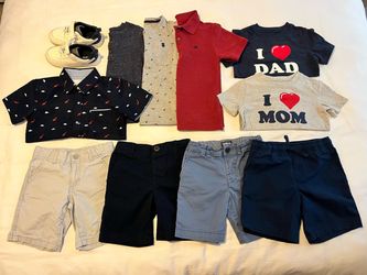 3T-4T Boy Clothing Bundle with Shoes