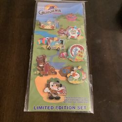 Very Rare Disneyland California Adventures Pins Limited Edition 