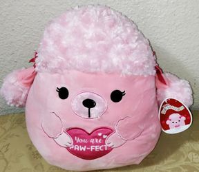 XLarge Squishmallow, Pink Poodle. ( Pick Up In Modesto.)