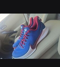 NIKE KOBE BRYANT MAMBA FOCUS BASKETBALL TRAINERS MEN SHOES BLUE/RED