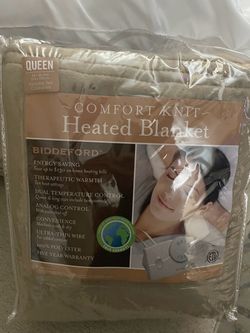 biddeford heated blanket. Queen