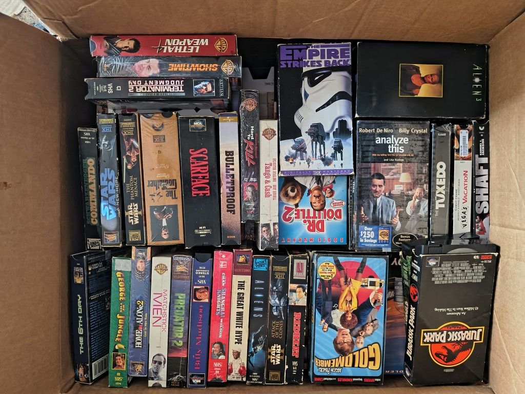 Vhs Movies Lot For Sale 400-500 Of Them