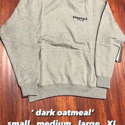 Dark Oat Essential hoodie 
